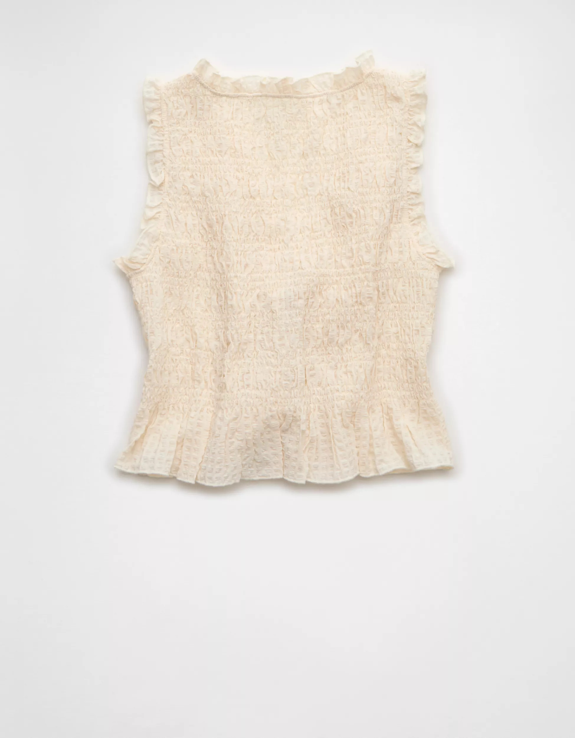 AE Tie-Front Smocked Tank Top | American Eagle Outfitters (US & CA)