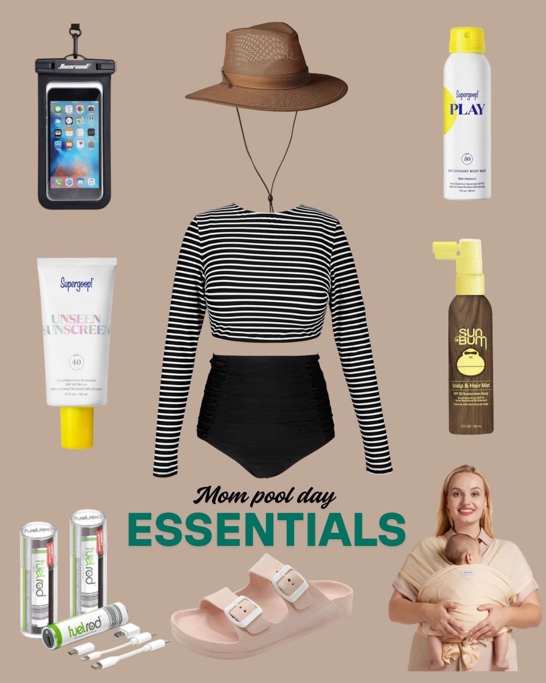 Mom Pool Day Essentials 

#LTKSwim #LTKFamily #LTKMidsize