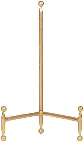 Red Co. Decorative Tripod Plate Stand and Art Holder Easel in Gold Finish - 11.5" h | Amazon (US)
