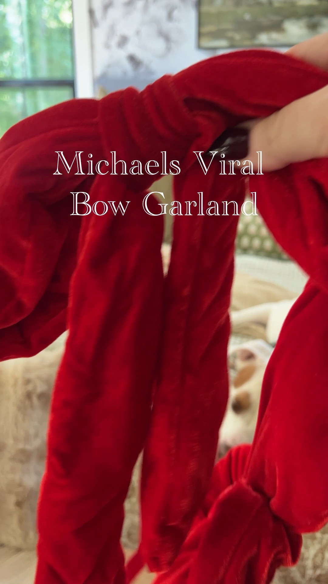 This viral bow Garland from Michael’s is going fast! I can see why everybody wants to get their hands on them because it is super high-quality and so beautiful. I love traditional holiday, so this is very nostalgic and oh so beautiful.


#LTKHome #LTKHoliday #LTKSeasonal