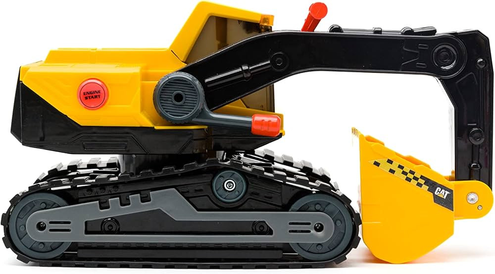 CAT Construction Toys, Construction 11.5" Power Haulers 2.0 Excavator, Lights and Sounds, Ages 3 and up | Amazon (US)