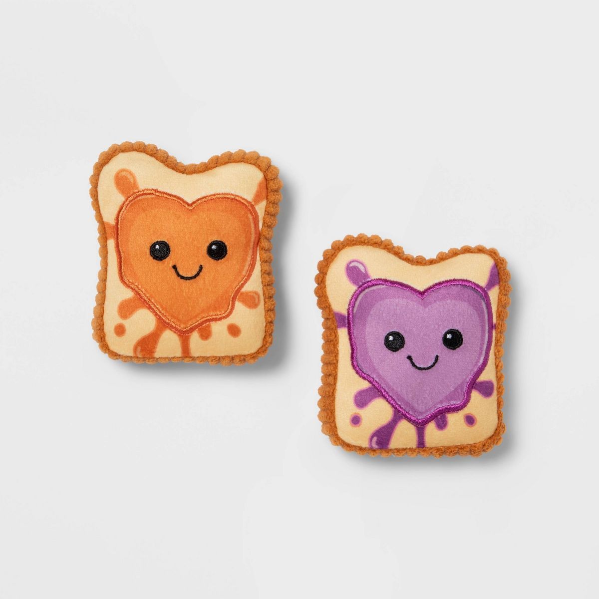 Valentine's Peanut Butter And Jelly Dog Toy Set - 2pk - Boots & Barkley™ | Target
