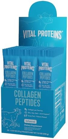 Vital Proteins Collagen Peptides Powder Supplement, Hydrolyzed Collagen Peptides Travel Pack, 20 ... | Amazon (US)