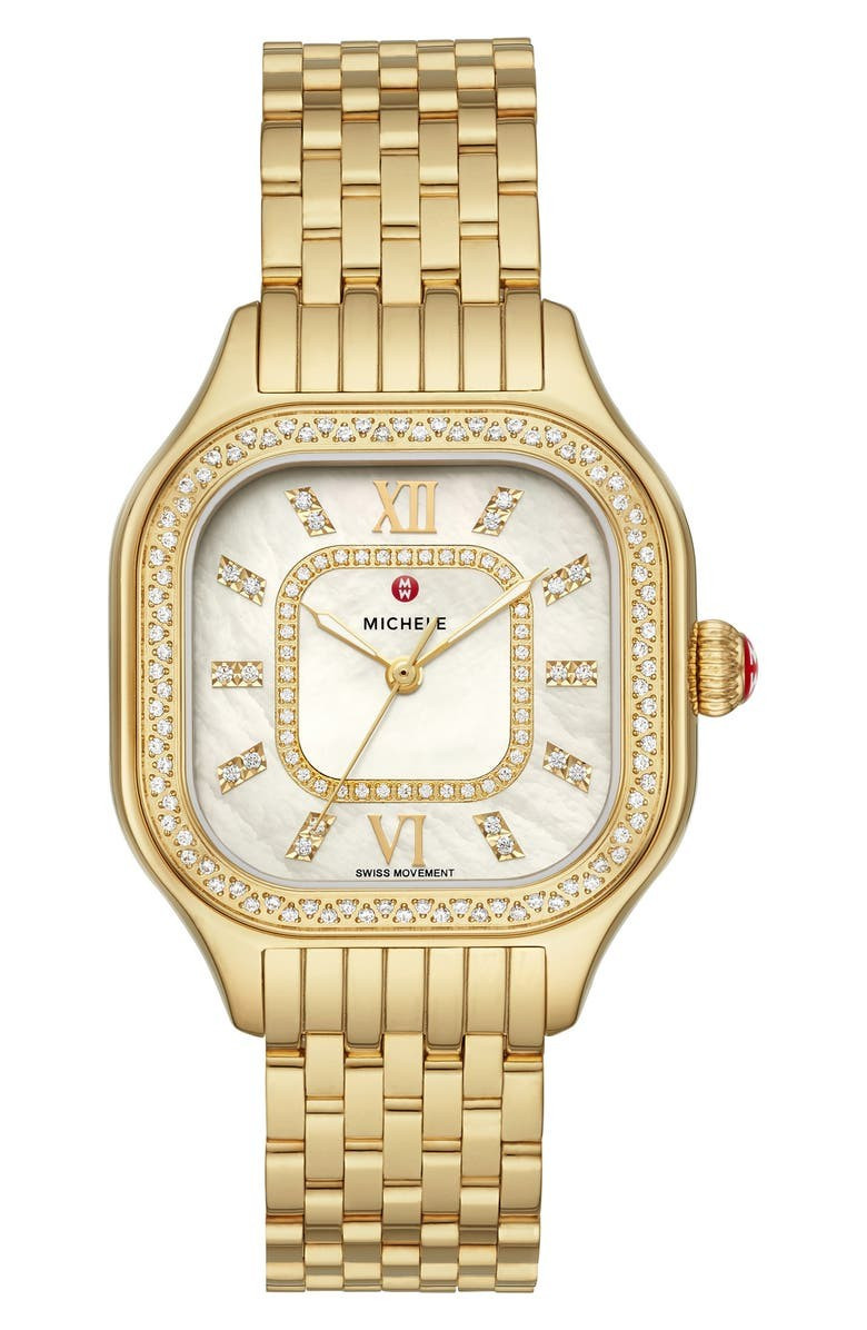 Meggie Diamond Dial Watch Head & Bracelet, 33mm | Nordstrom