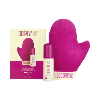 Coco & Eve Self Tan Travel Kit - Medium - 1.69 fl oz - Ulta Beauty | Target