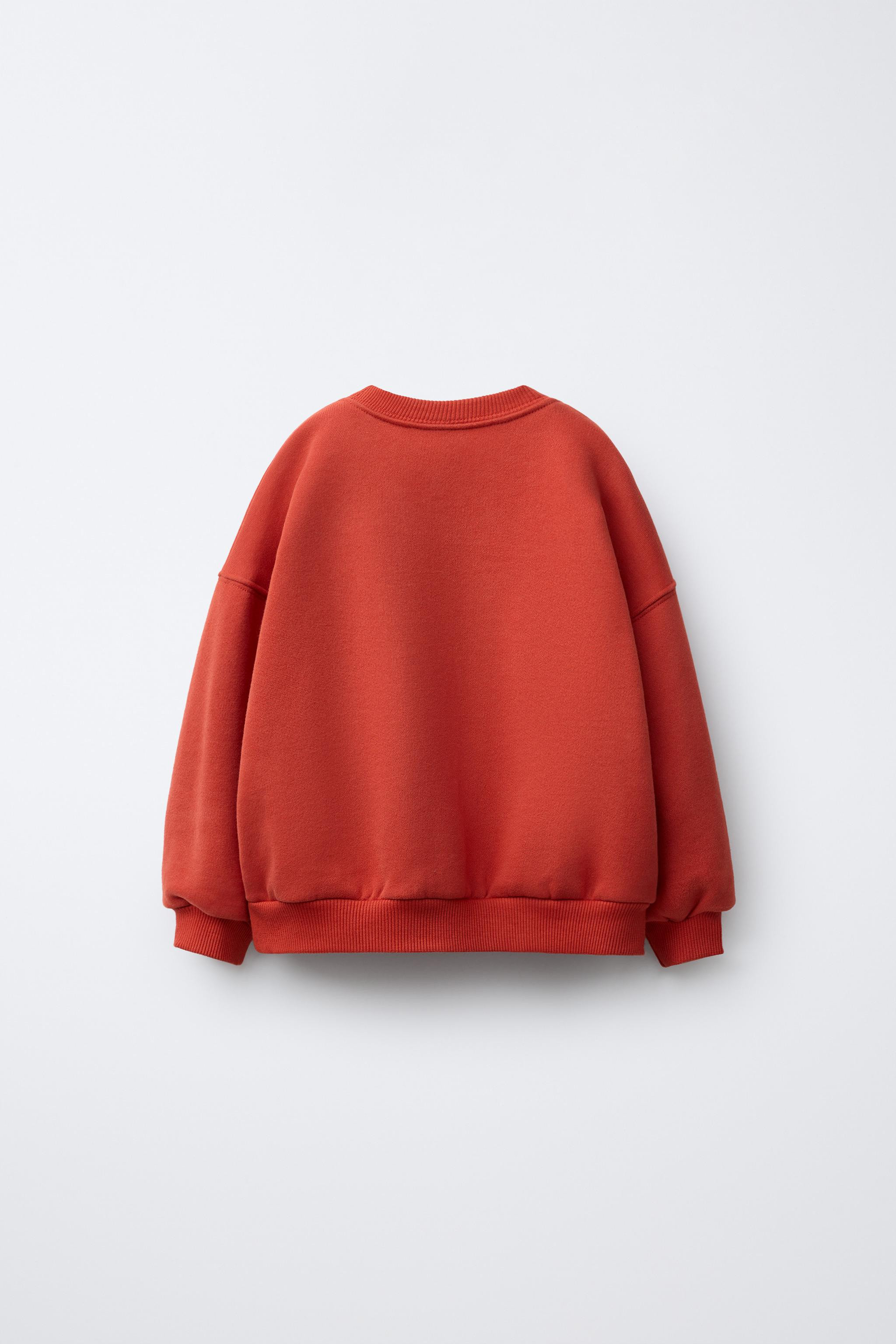 EMBROIDERED SLOGAN SWEATSHIRT | Zara UK