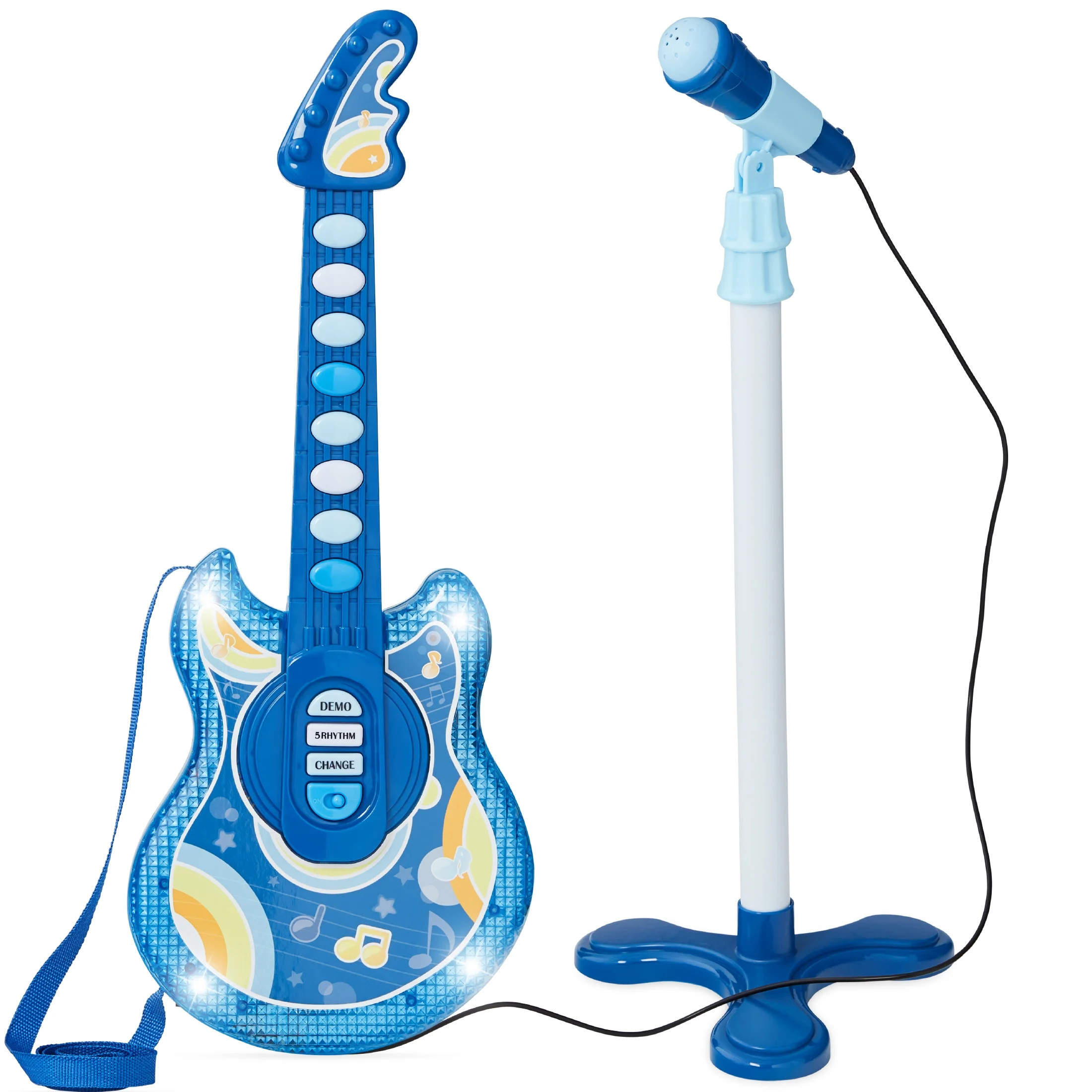 Best Choice Products 19in Kids Flash Guitar, Pretend Play Musical Instrument Toy for Toddlers w/ ... | Walmart (US)