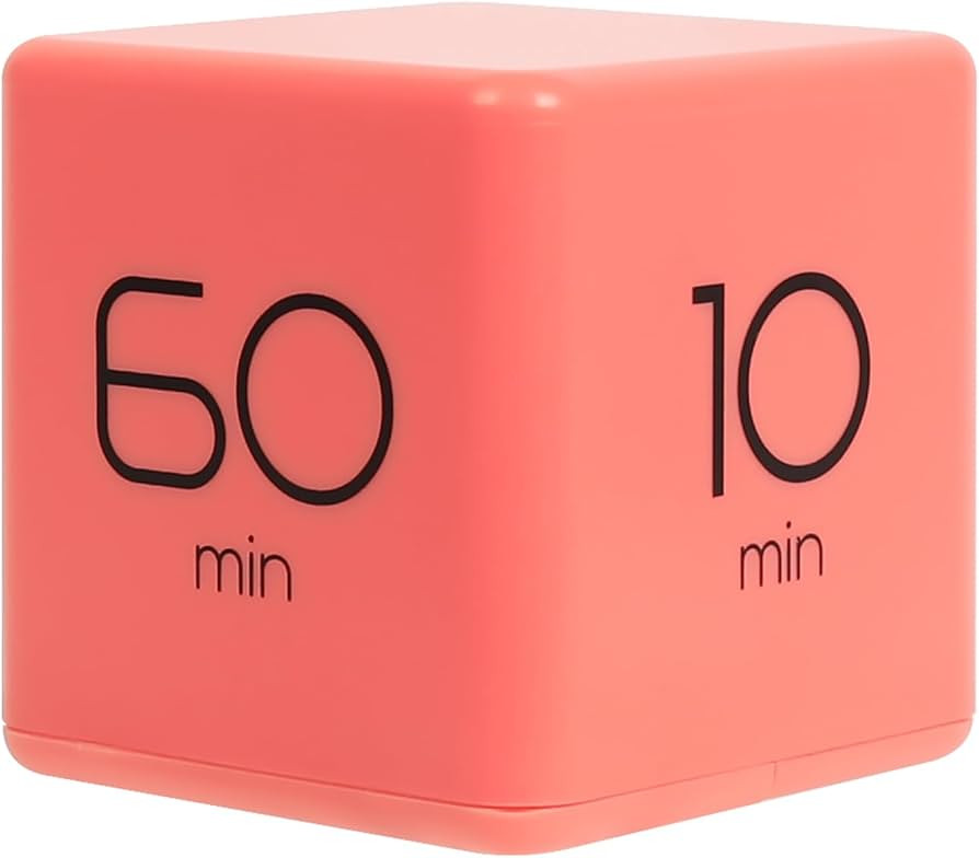 mooas Cube Timer, Time Management, Kitchen Timer, Kids Timer, Workout Timer, Timer for Studying, ... | Amazon (US)