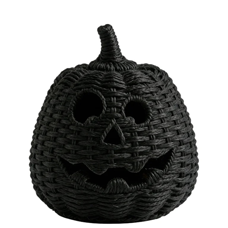 9.8 in. Halloween Eerie Pumpkins \u2014 Dark Patterns with Eerie Shadows, Halloween Decorations f... | Walmart (US)