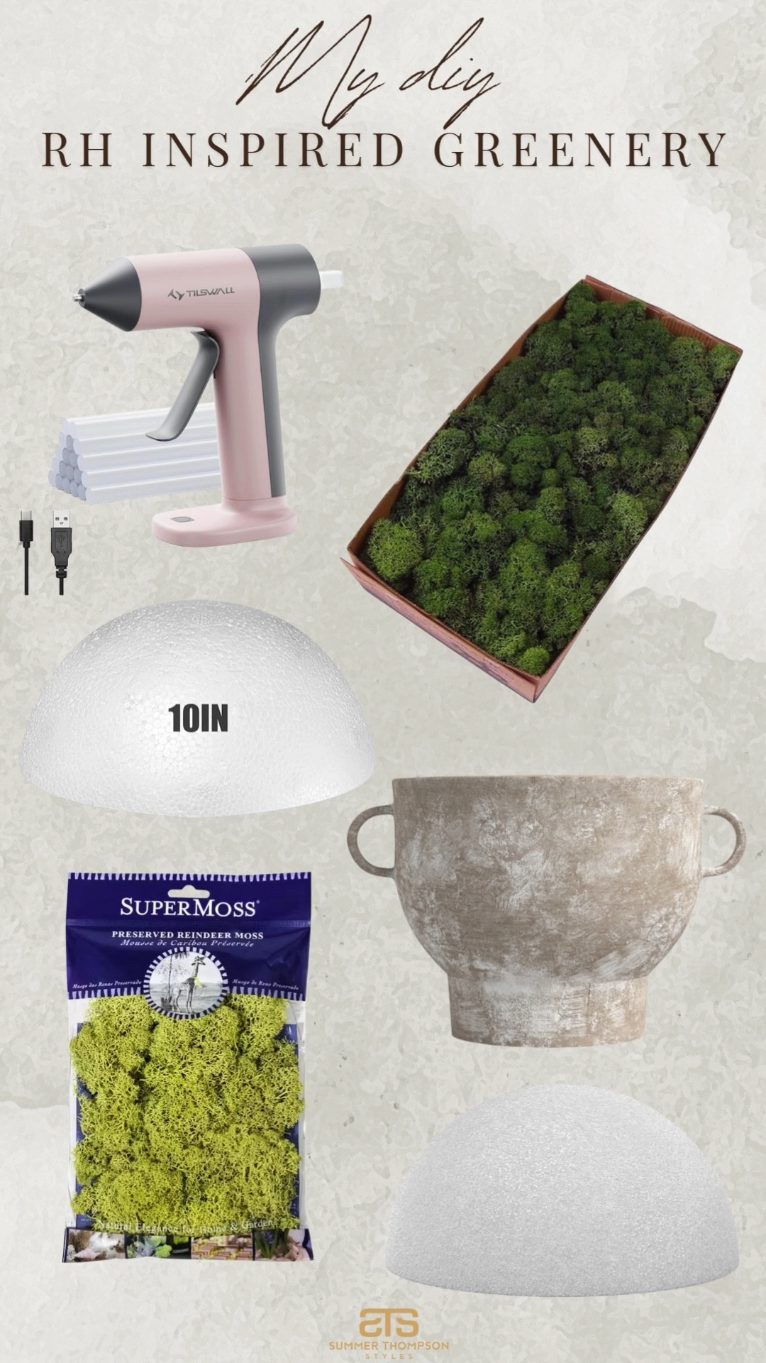 My must haves to make my diy rh inspired greenery piece! 

Greenery. Faux. Vase. DIY. Trending. Best sellers. Viral. Glue gun. Coffee table decor. Home decor accents. Modern home  

#LTKHome #LTKFindsUnder100 #LTKSeasonal