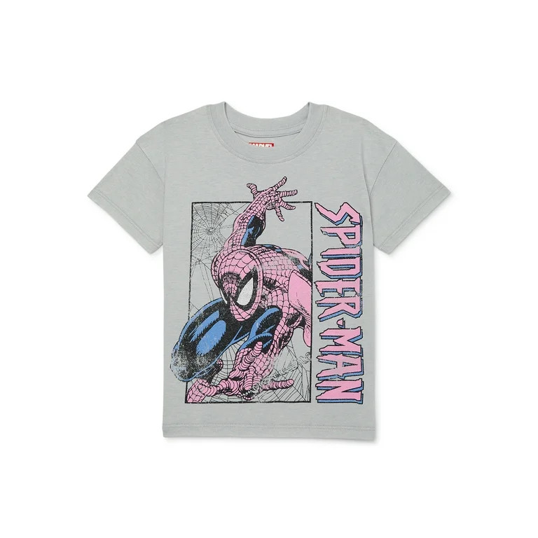 Marvel Spider-Man Toddler Boys Short Sleeve Crewneck T-Shirt, Sizes 2T-5T | Walmart (US)