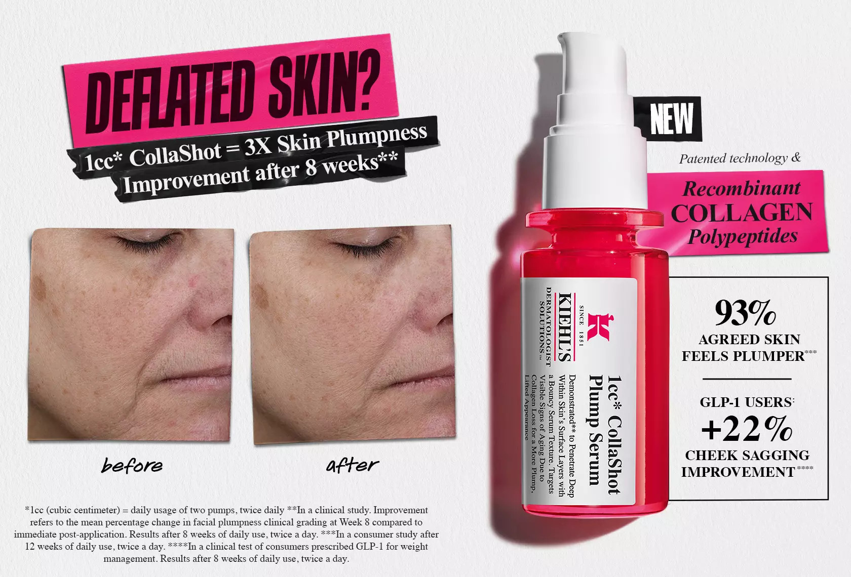 1cc* CollaShot Plumping Serum                            Select a Size for 1cc* CollaShot Plumpin... | Kiehl's