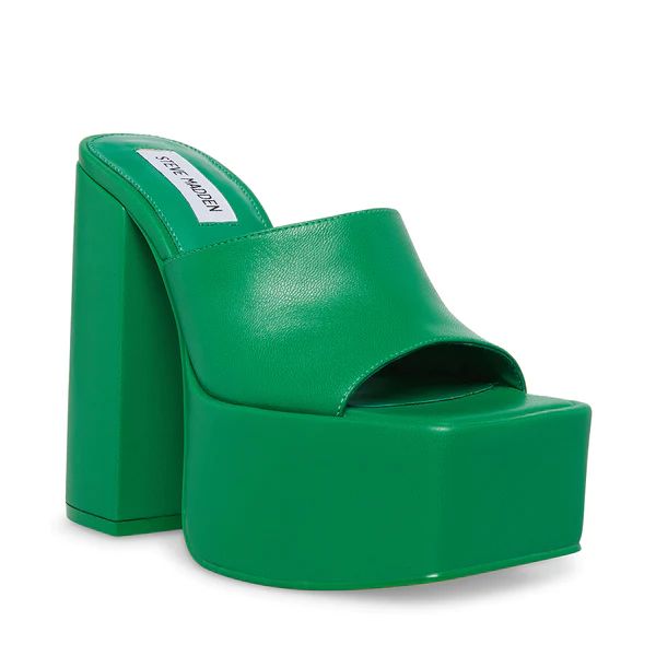 TRIXIE GREEN LEATHER | Steve Madden (US)