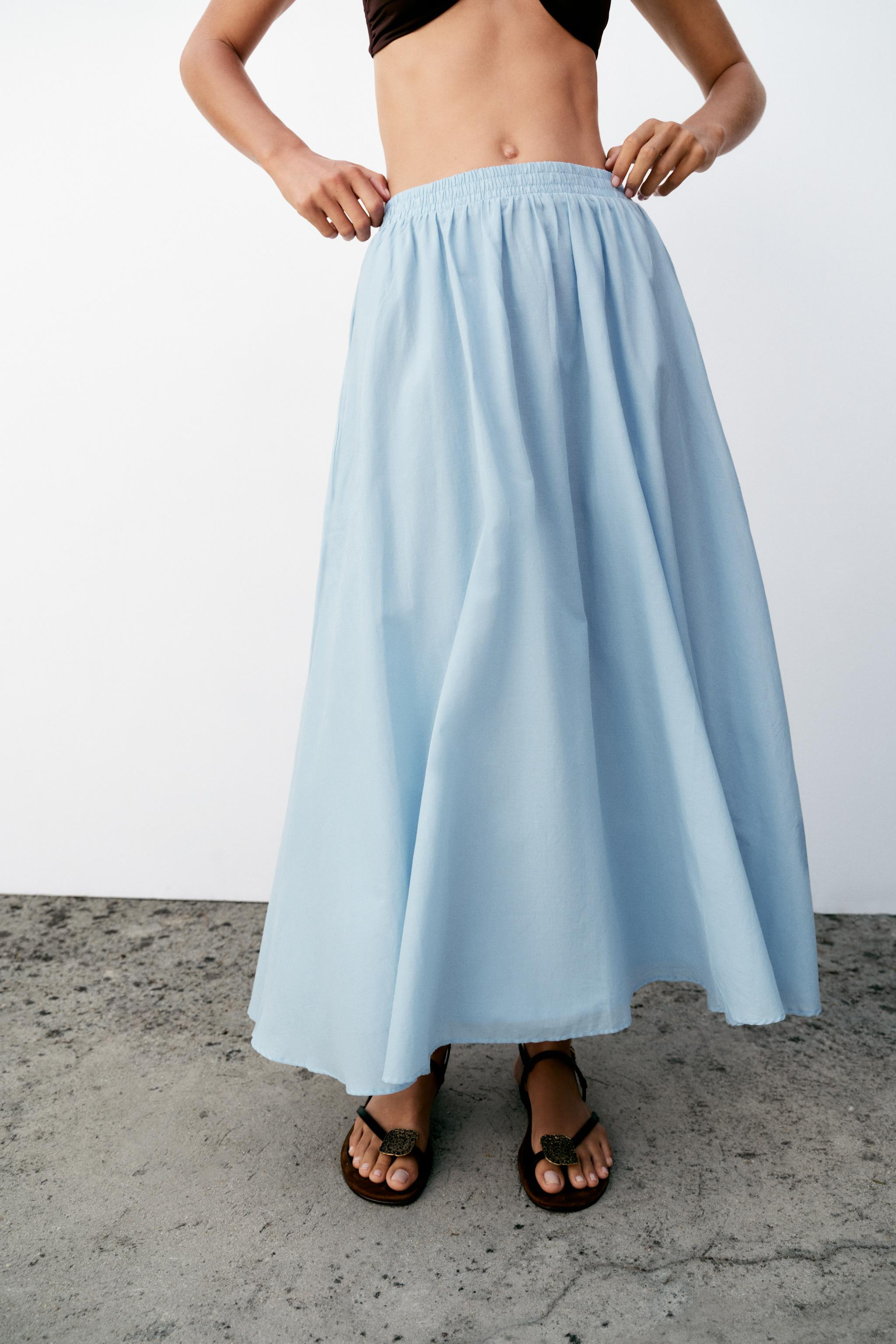 CAPE MIDI SKIRT | Zara US