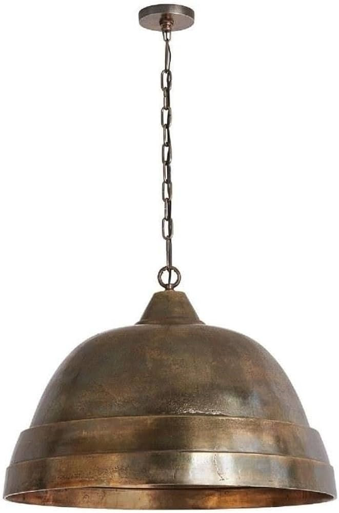 Capital Lighting 335313XB Sedona Handcrafted Sand-Cast Aluminum Industrial Metal Dome Pendant, 1-... | Amazon (US)