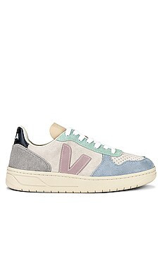Veja V-10 Sneaker in Multico, Natural, & Babe from Revolve.com | Revolve Clothing (Global)