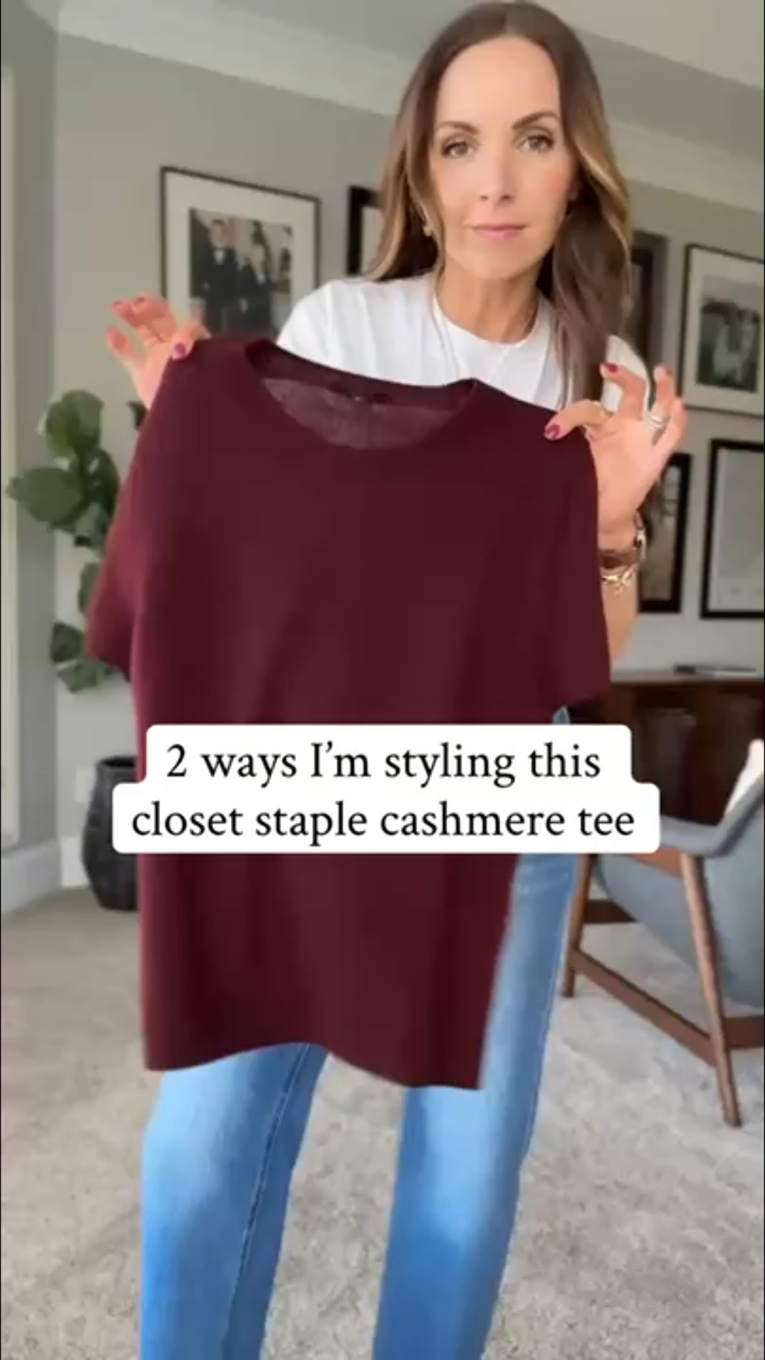 New @onequince onequince sweater styled two ways.
High recommend sizing up- I sized up to a medium. Paired with my favorite Bella jeans (size 26, 28 inseam) and silk pants (wearing a small) + my go-to crossbody.
#quincepartner
