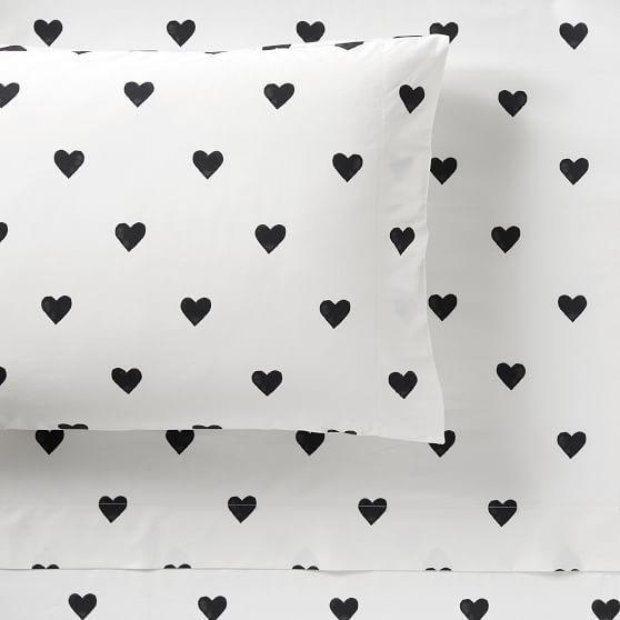 The Emily & Meritt Heart Sheet Set, Twin/Twin XL | Pottery Barn Teen