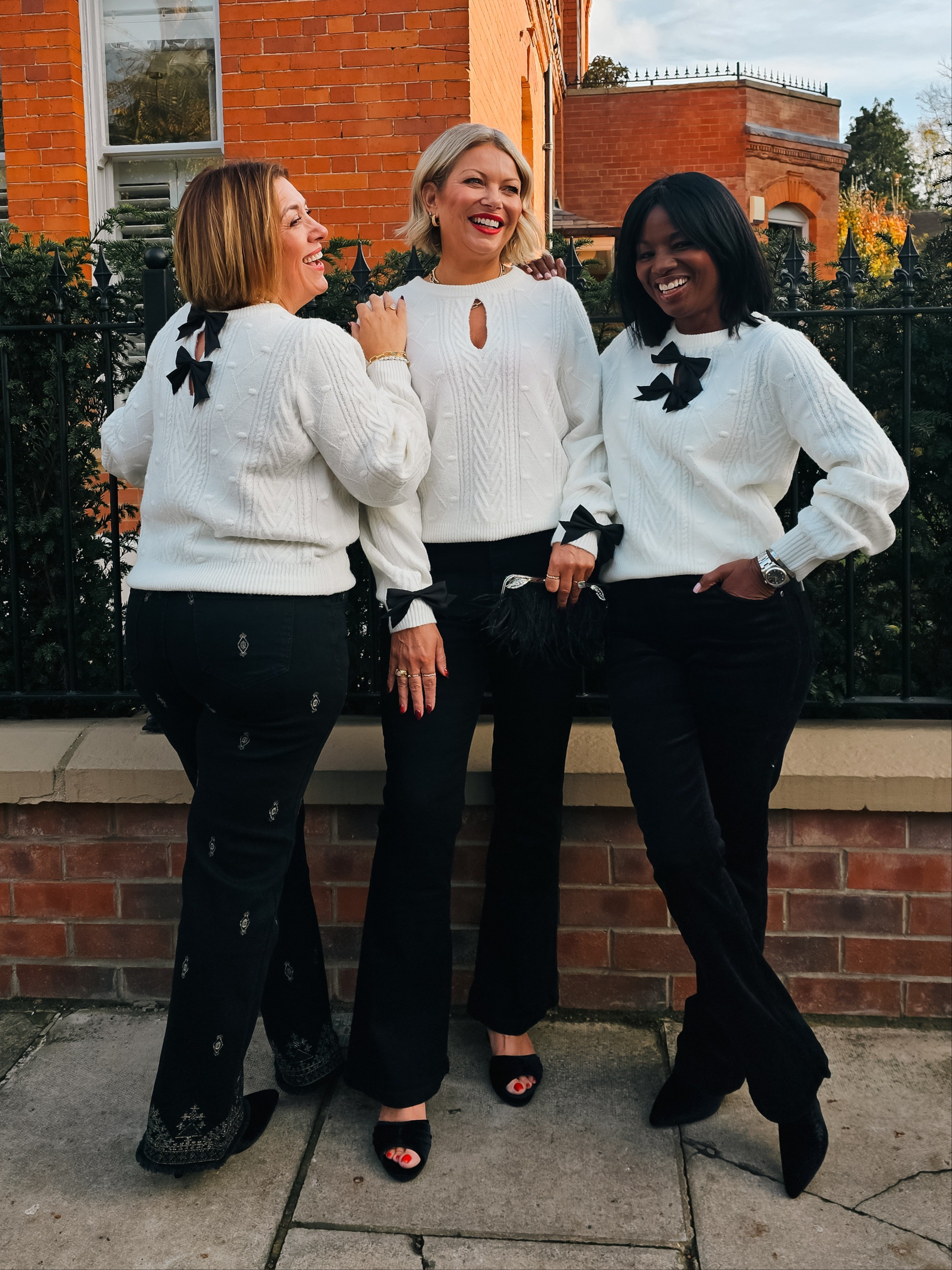 One knit worn 3 ways 

#LTKeurope #LTKfestive #LTKpartywear