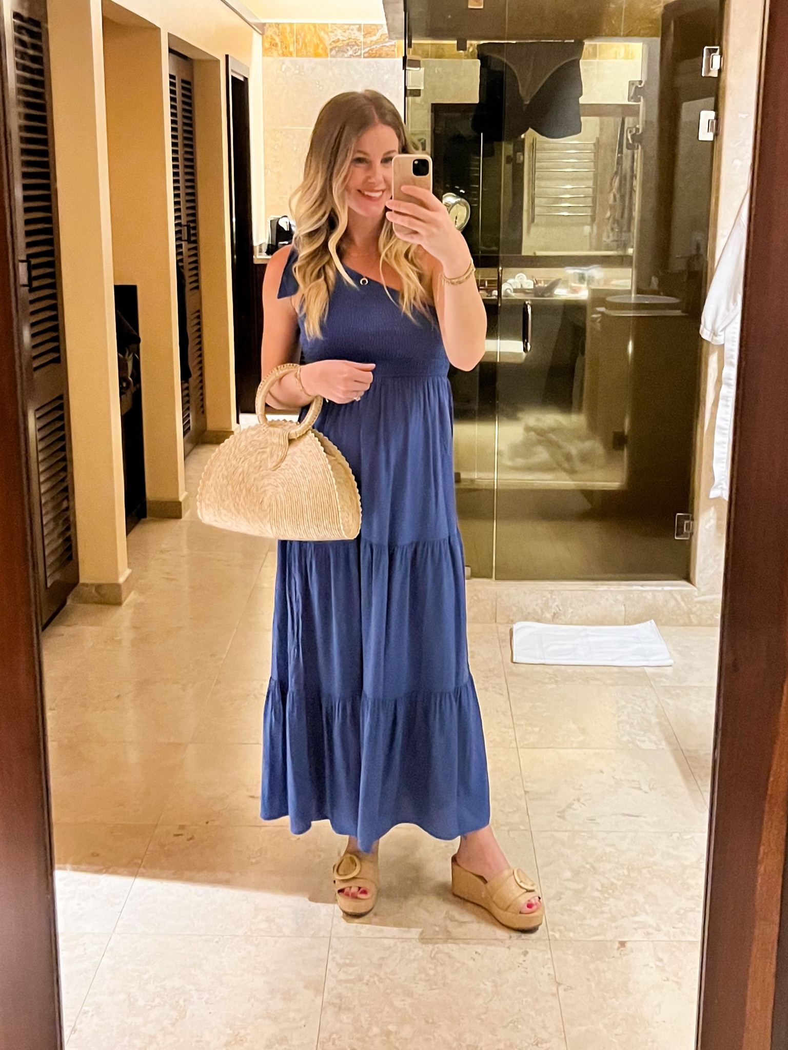 Lightweight and comfy vacation dress! Perfect with sandals or dress it up a little! Wearing size small  

#LTKSeasonal #LTKfindsunder50 #LTKfindsunder100