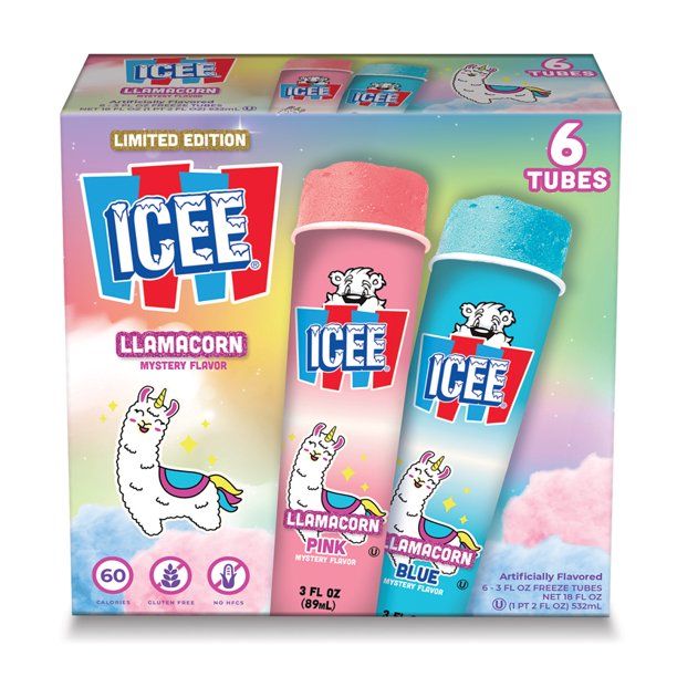 ICEEICEE Llamacorn Variety - 6ctUSD$3.0016.7 ¢/fl oz(3.8)3.8 stars out of 16 reviews16 reviewsPr... | Walmart (US)