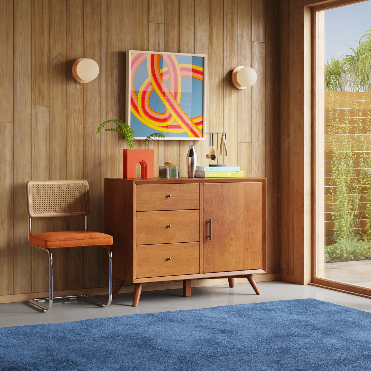 Drake Steel Flush Mounted Sconce | Wayfair North America
