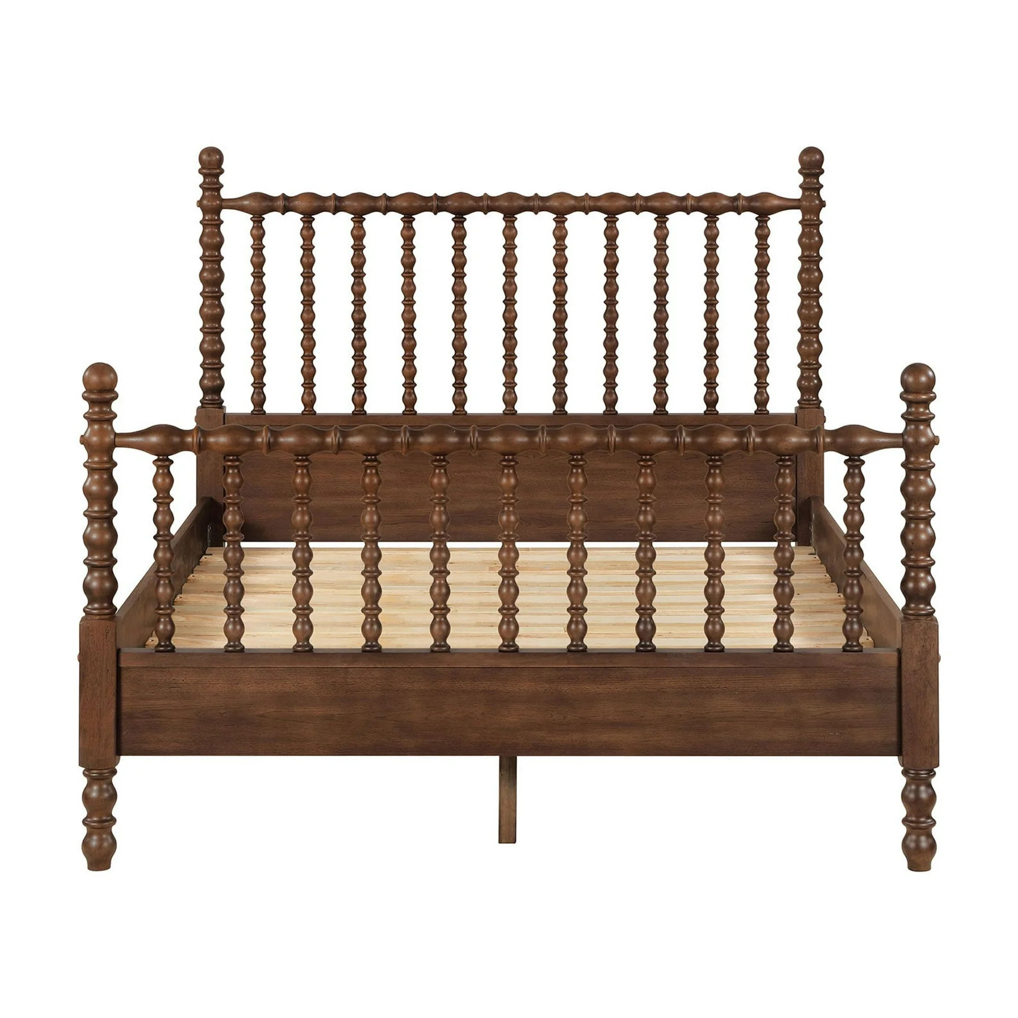 Pioneer Woman Harper Queen-Size Spindle Bed, Homestead Brown | Walmart (US)