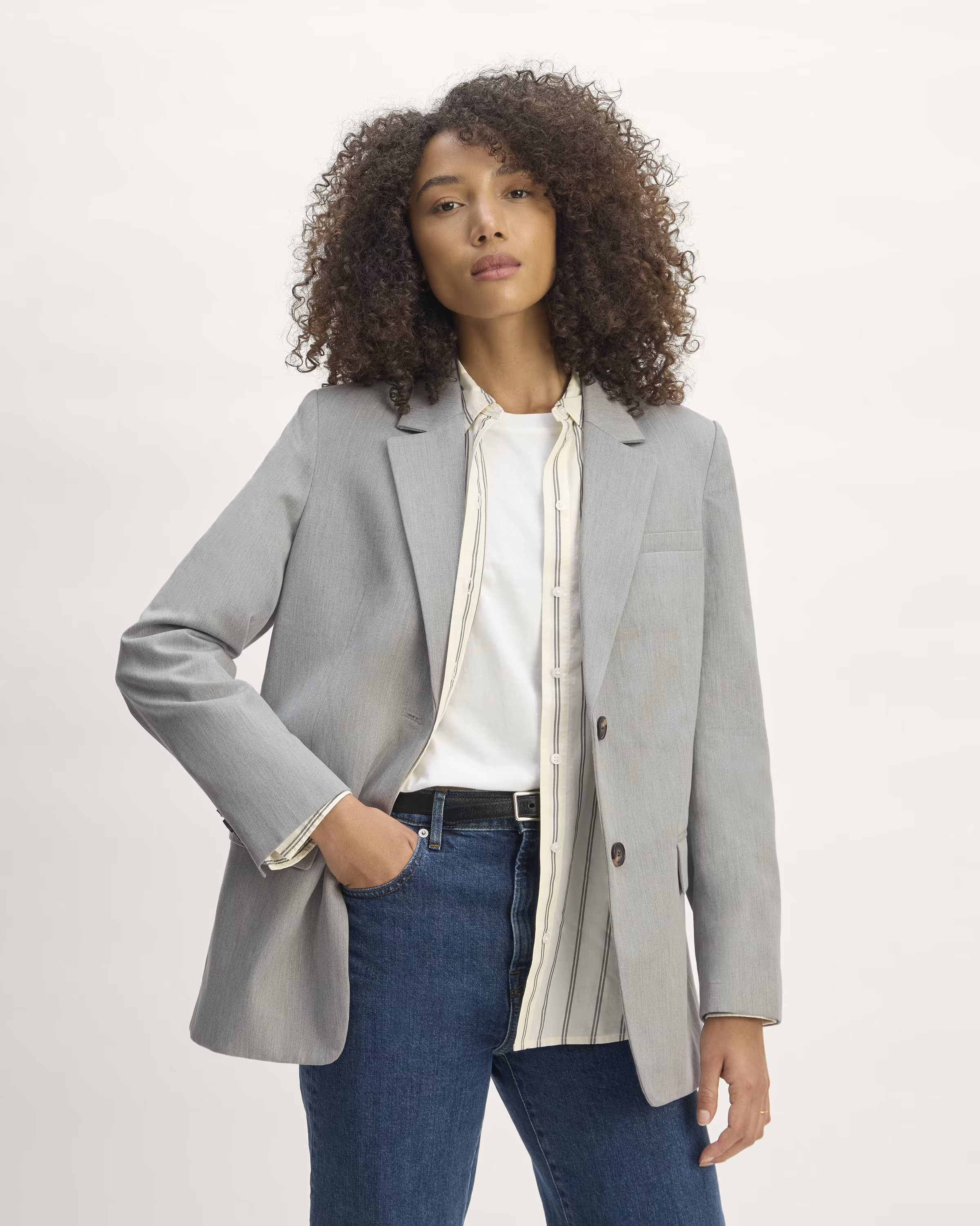 The Oversized Blazer in Buttersmooth | Everlane