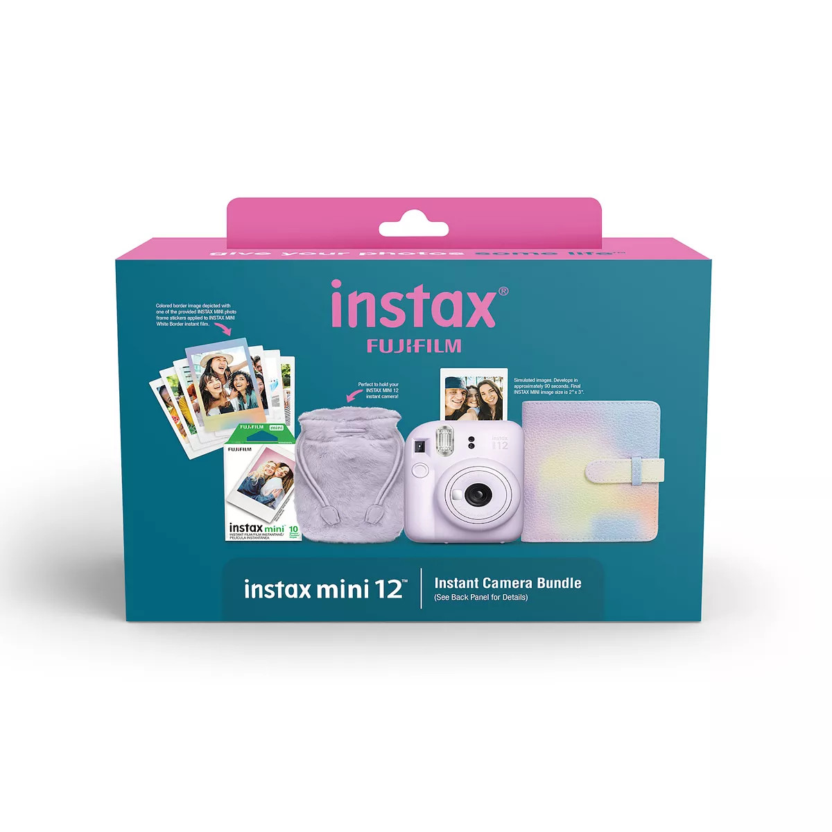 FujiFilm Mini 12 Instant Camera Lilac Purple Holiday Bundle | Kohl's