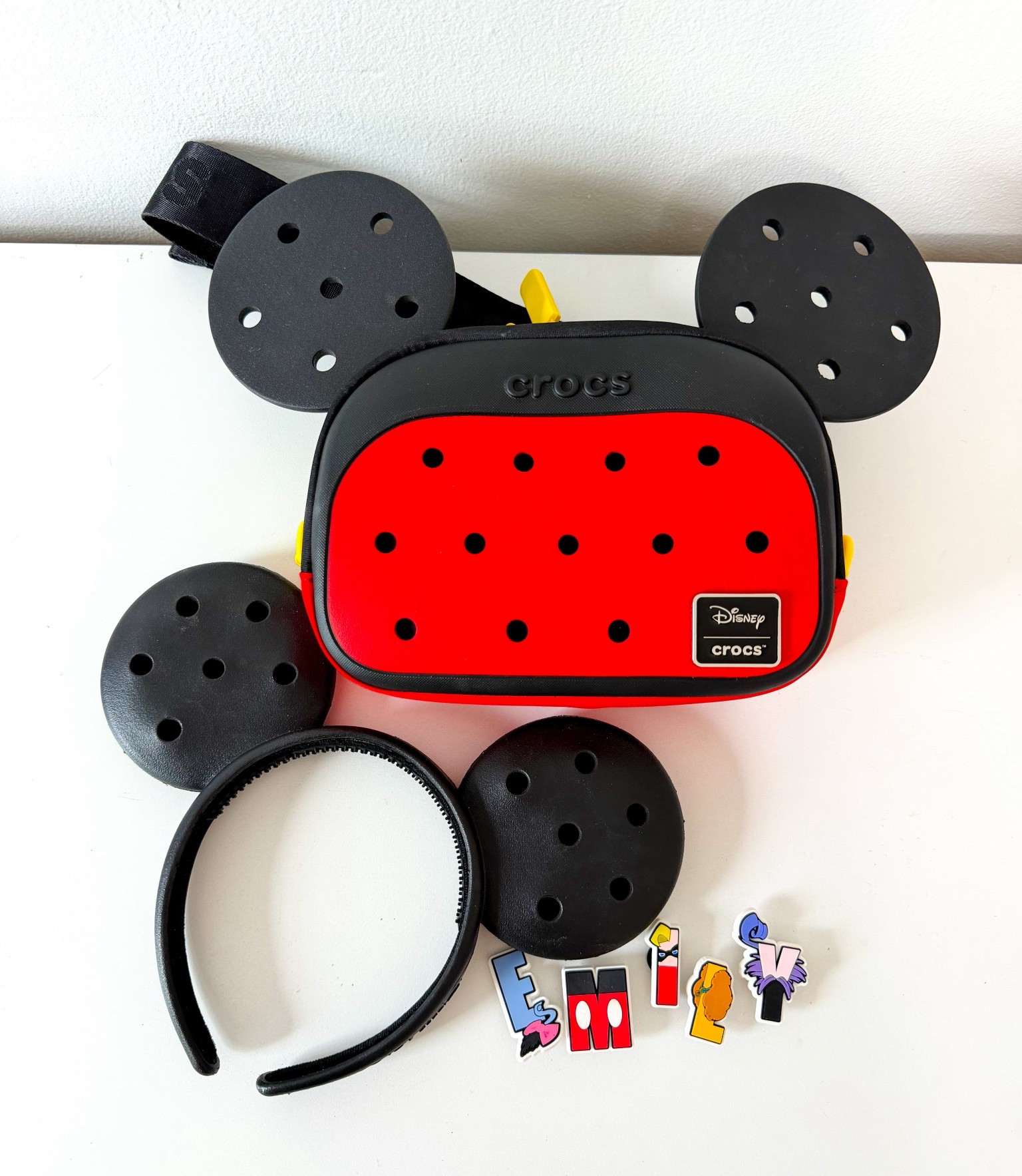 Crocs and Disney Headband and Belt Bag✨🐭❤️