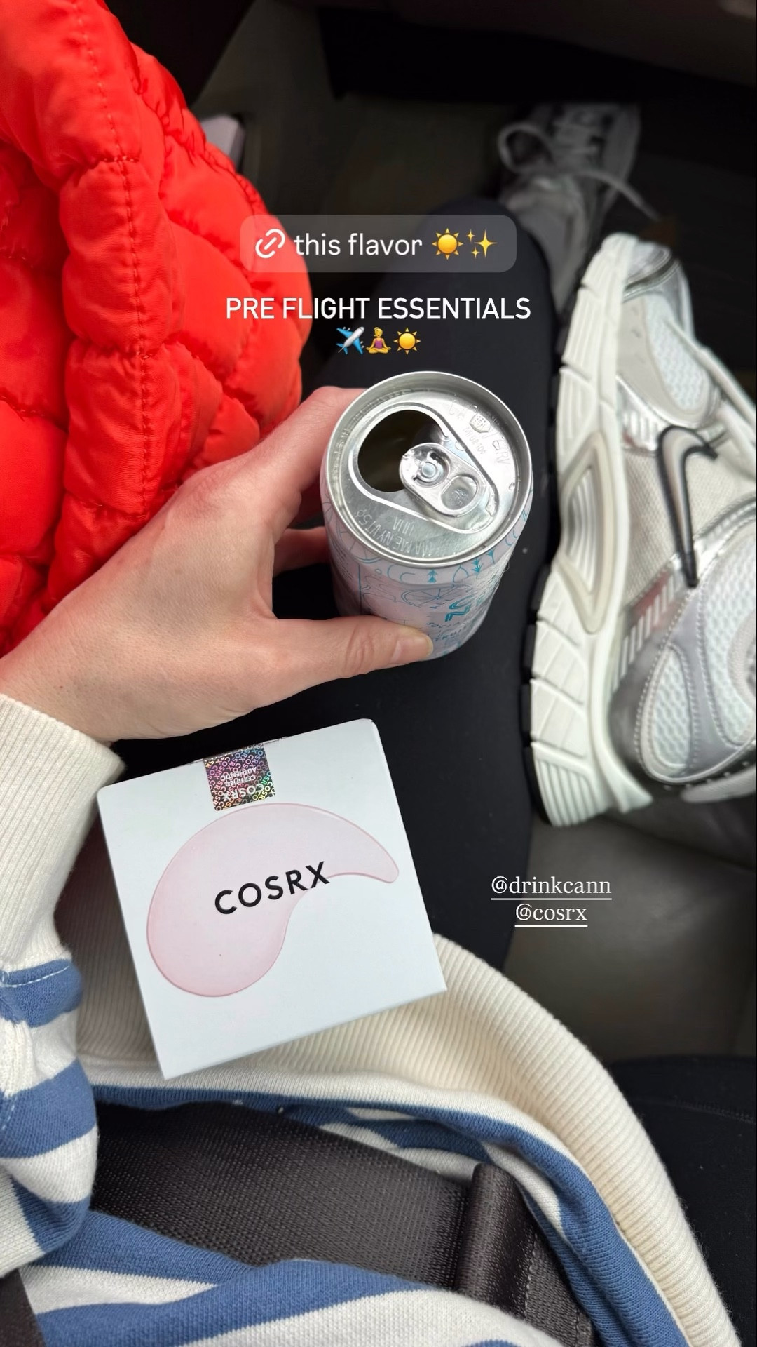 Put these eye patches in the fridge and thank me later ✨ my beverage is the grapefruit rosemary from drinkcann 

#LTKgrwm #LTKTravel #LTKselfcare