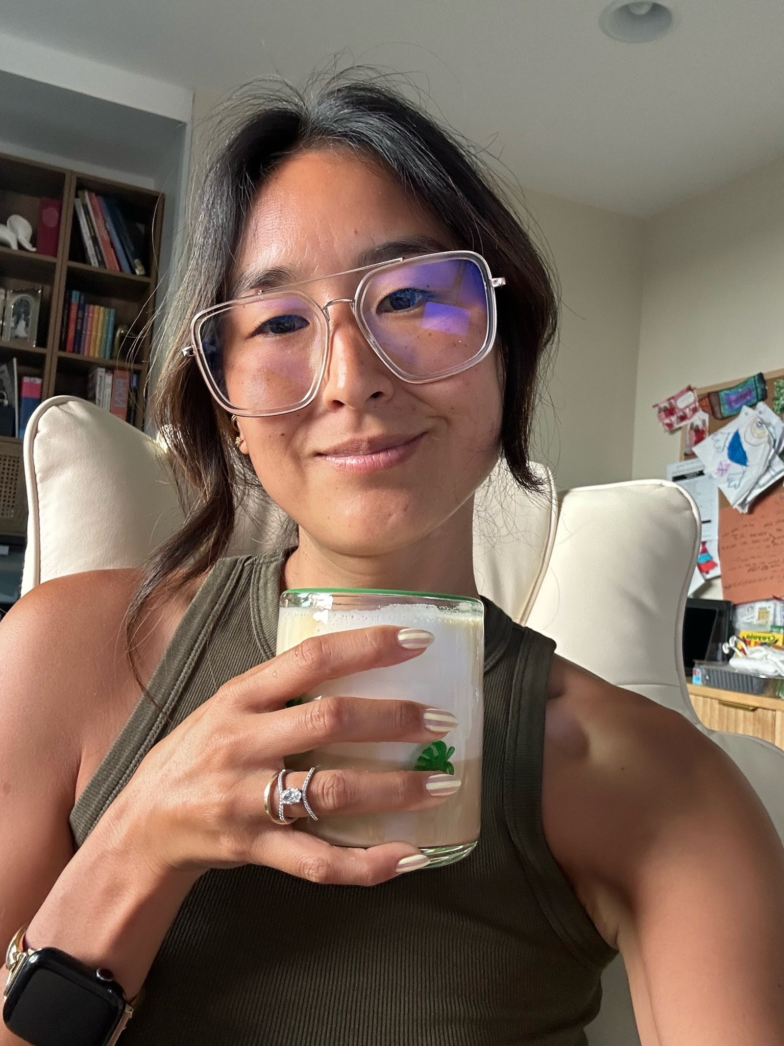Ugh I bit my tongue this week and I feel like half my face is sore from it. Plus 6am meetings 🫣😮‍💨 I’m trying to stay cool working from home wearing these oversized glasses, a tank, and enjoying an iced coffee to keep me awake. I linked everything getting me through the day here.

#LTKWorkwear #LTKselfcare #LTKdayinmylife