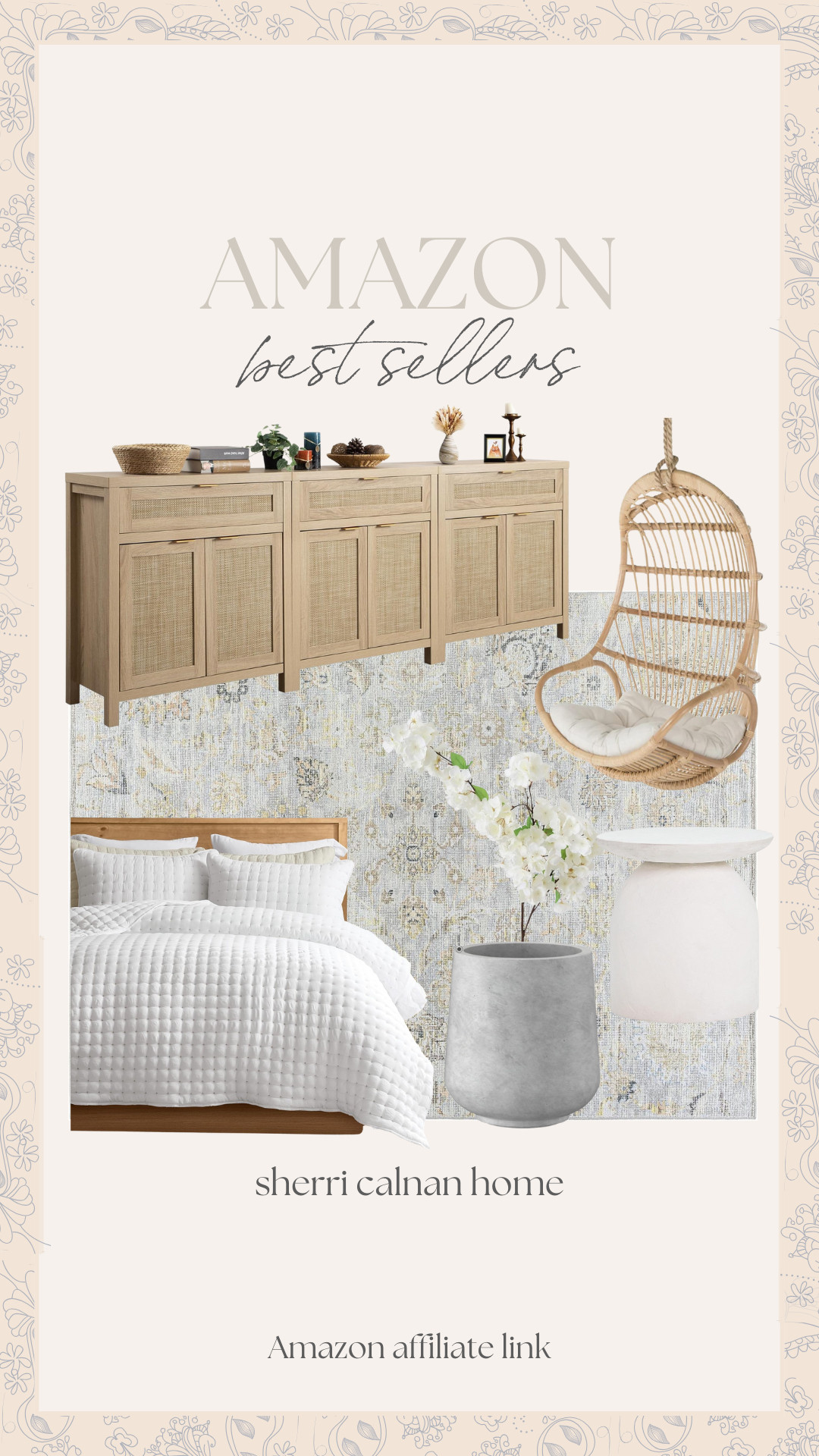 Amazon Best Sellers

neutral home / modern coastal home / amazon home / amazon bedroom / amazon storage / rattan home / swing chair / sherricalnan 

 

#LTKHome #LTKStyleTip