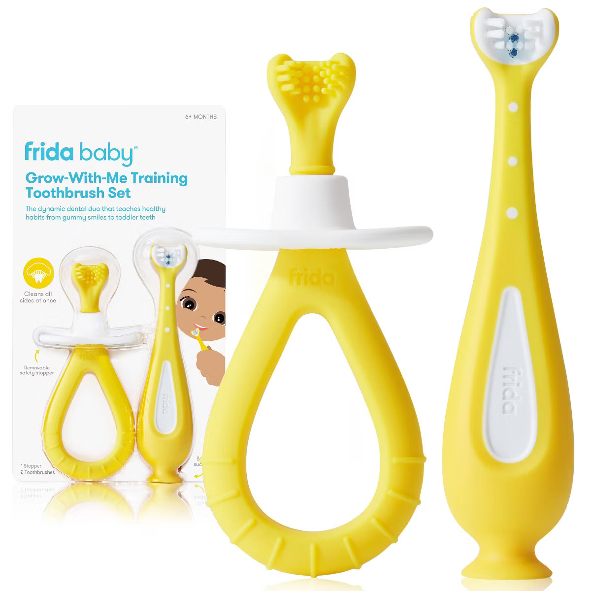 Frida Baby Grow-with-Me Training Toothbrush Set -  - Soft - 3ct | Target