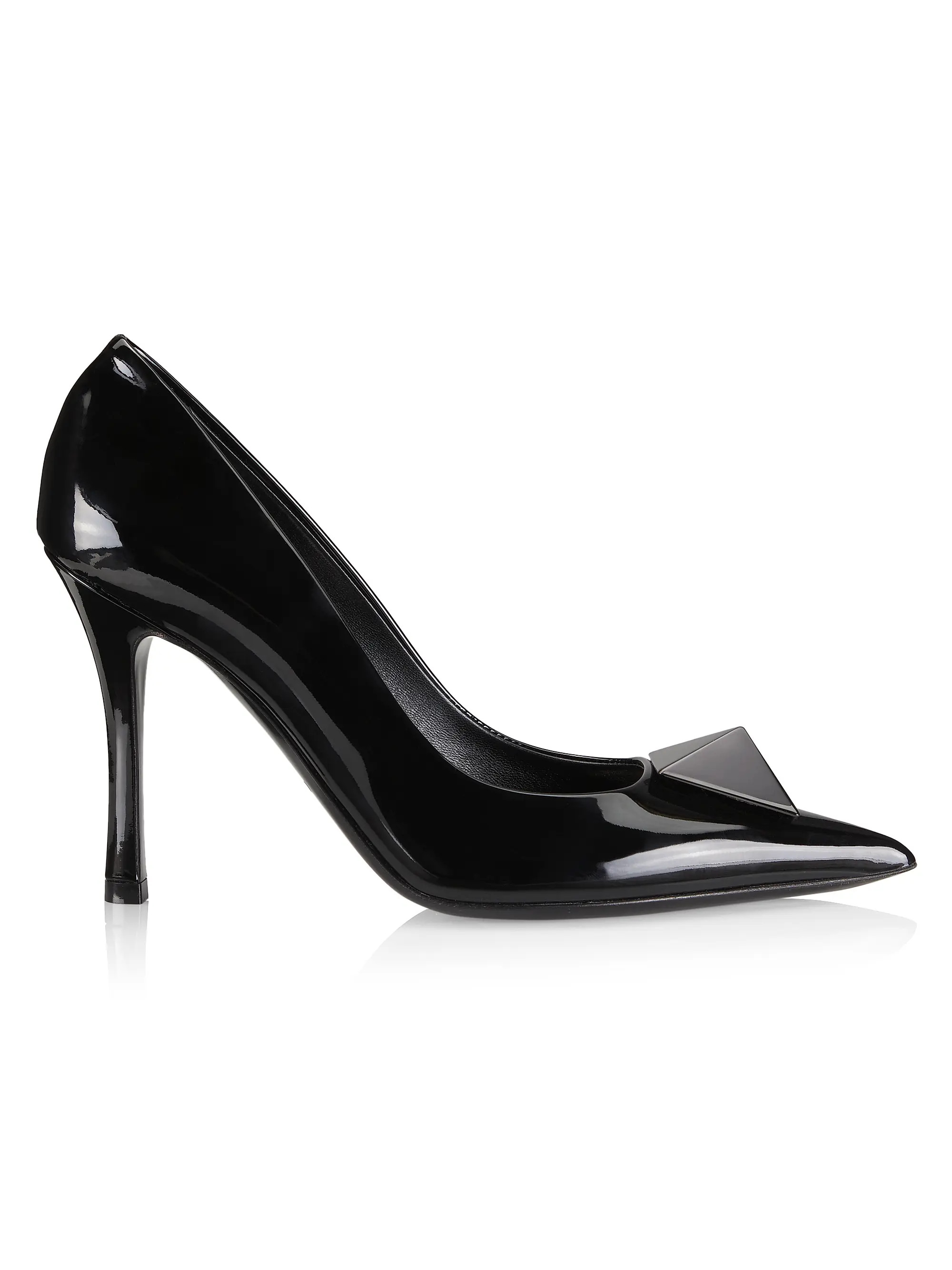 One Stud Patent Leather Pumps | Saks Fifth Avenue