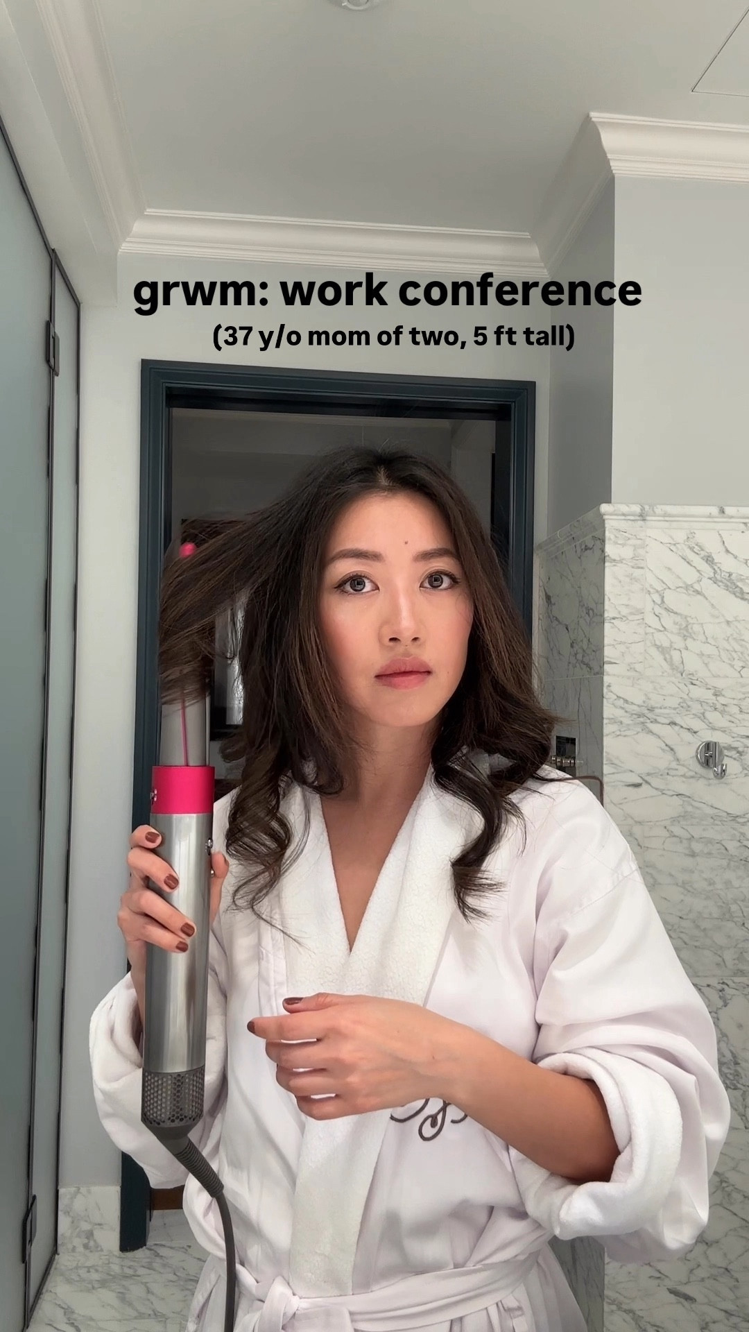 Get ready with me! (Jacket size XS)

Dress code is smart casual, and when in doubt I always go for a well tailored pair of trousers and a jacket. 

Got so many questions on this cropped jacket, and it’s actually an Amazon find but with COS vibes! Comes in several colors.

• Amazon crop jacket size Xs Brown - Very cropped fyi but I love it for my height. a thicker weight with lining. Sleeves are long on me so I folded them under and I snipped off the button to elevate the look.  

depending on industry dress code you could go more traditional with a blazer vs trendier jacket. 

• aritzia effortless pants 0 short - These pants are beautiful quality and now come in a newer “shorter” length for petites that’s 2 inches shorter than the one I’m wearing (mine are Short, and a little long for me at 5 feet tall so I might get them hemmed ). In hindsight I could’ve done my usual size 00 for the waist 

• gap mock neck Xs petite 

• edited pieces belt xxs 

•Heaven Mayhem earrings - so lightweight!

• Cafune stance bag not linkable 

• gucci slingbacks 5

• dyson air wrap 

Makeup favorites:
• Armani luminous foundation small size shade 5.75
•Tarte creamy creaseless concealer shade 34S “medium sand” this one is so good! Replaced shape tape for me 
• Patrick ta blush shade “Not Too Much"
• Patrick ta double ended sculpting brush 
• rare beauty gel eyeliner in “true brown”
• Anastasia brow duo powder “ebony”
• Charlotte tilbury lipstick in “pillow talk" such a pretty and creamy everyday neutral 

Conference outfit, workwear , corporate style , business fashion , work outfit 

#LTKFindsUnder50 #LTKWorkwear #LTKWatchNow