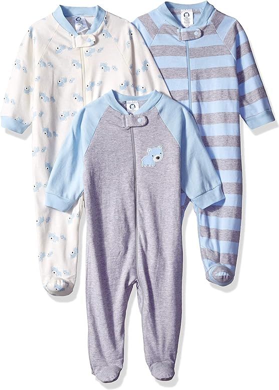 Gerber Baby Boys' 3-Pack Organic Sleep 'N Play | Amazon (US)