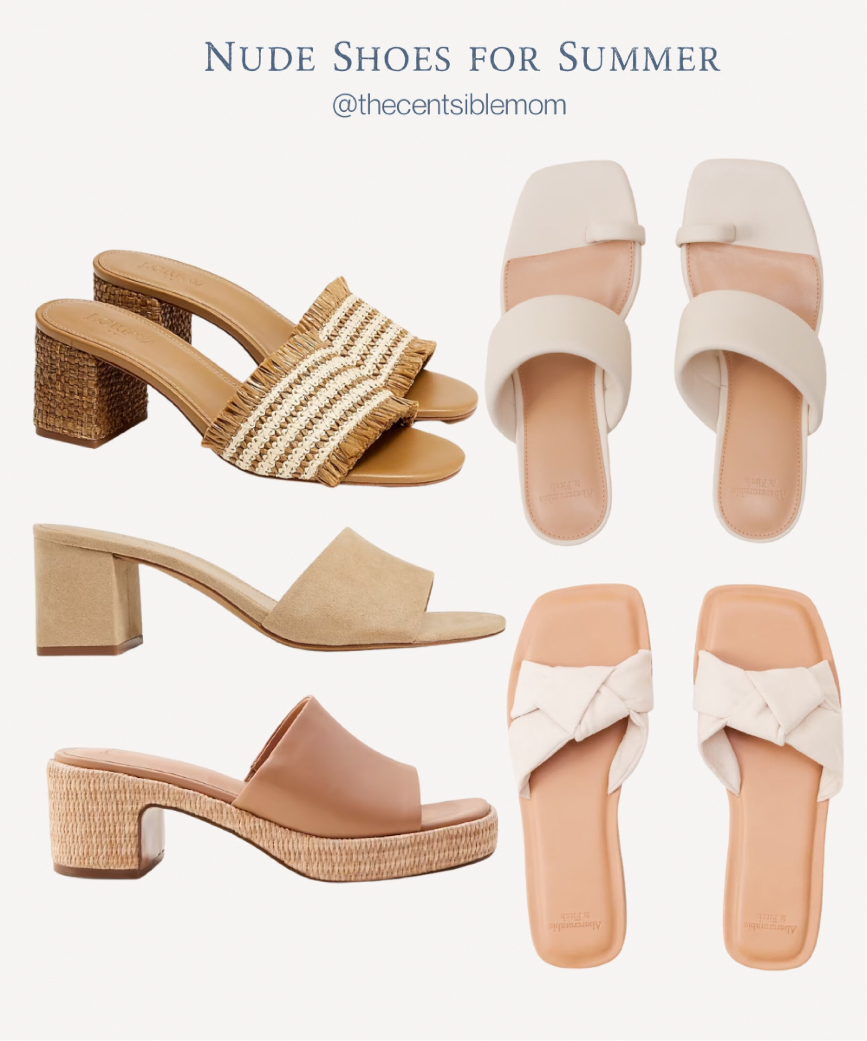 Nude shoes for summer. Womens summer sandals. Heels for summer. Small heeled shoes. Wedge heel shoes. Block heel for summer. Block heel sandals. Popular women’s shoes. Popular heels for summer. Neutral colored heels. Neutral colored sandals. Beige shoes. Wedding shoes. Pool shoes. Womens slides. Slide sandals. Braided strap shoes. Sam Edelman sandals. Abercrombie and fitch. J.crew factory. Nordstrom shoes.

#LTKSeasonal #LTKshoecrush #LTKunder50