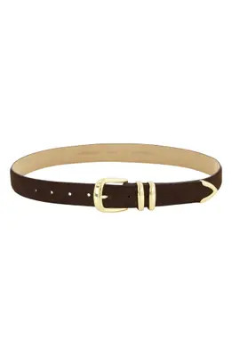 Favorite Daughter The Jordan Suede Belt in Beige at Nordstrom, Size Medium | Nordstrom