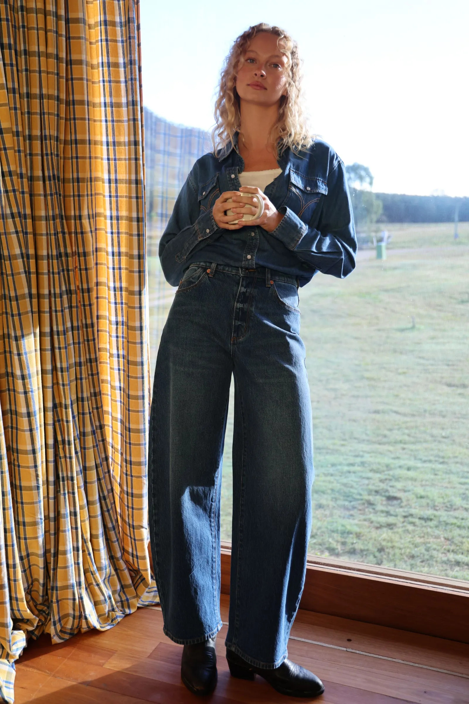 Gigi Barrel Jean - Reign | Rolla's Jeans APAC