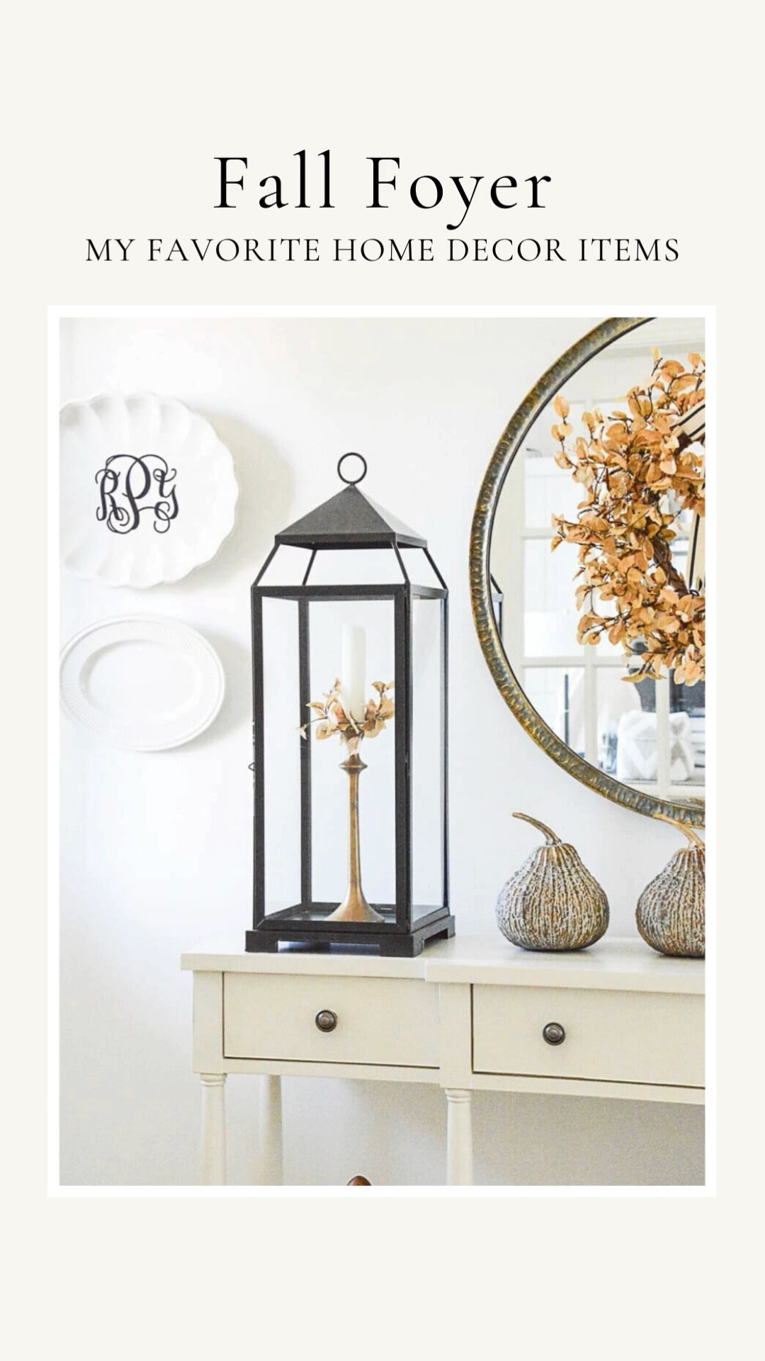 My favorite things to use to decorate a fall foyer 

#LTKVideo #LTKHome #LTKSeasonal