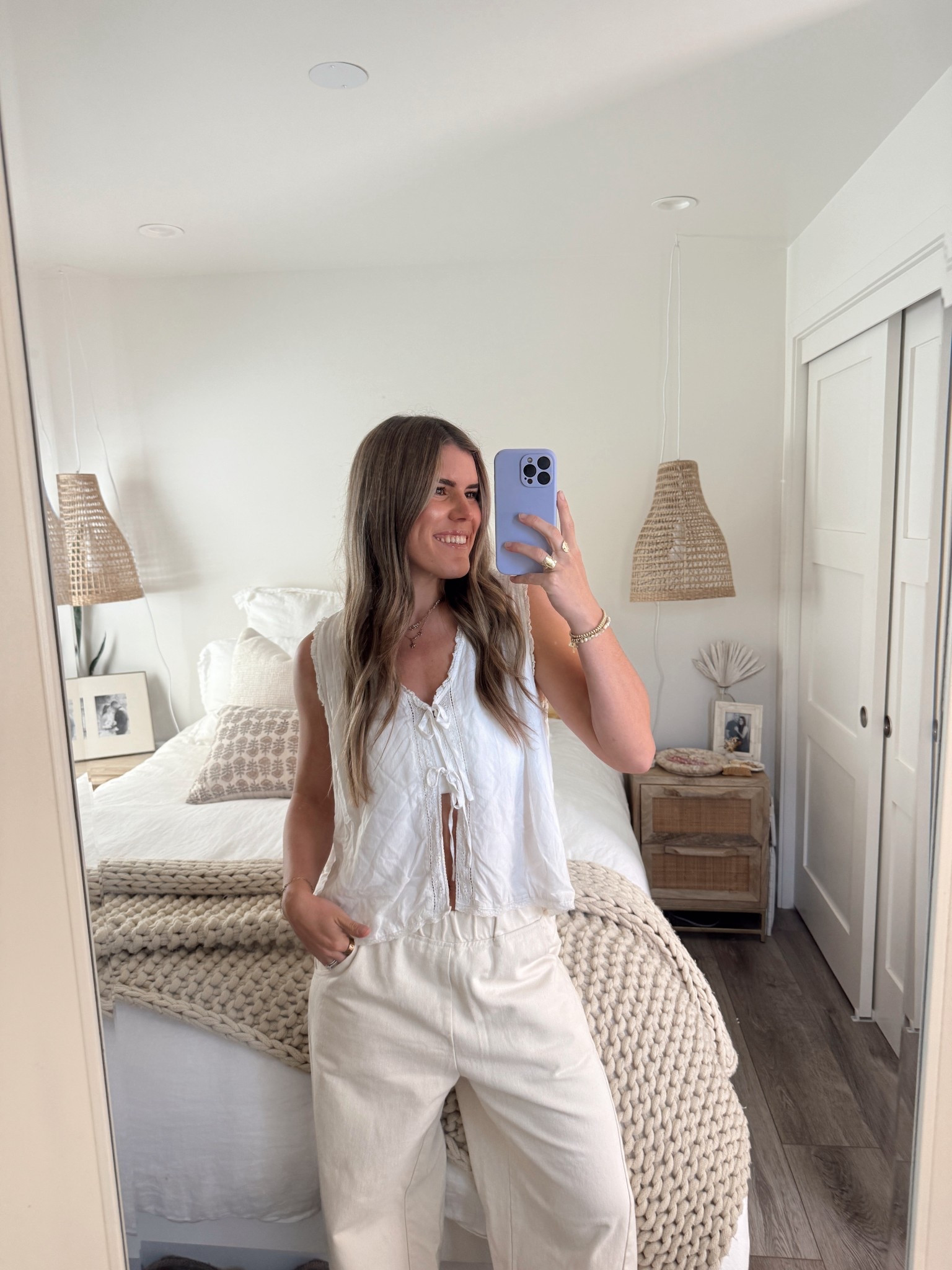 so many questions about this top! It’s hard not to wear it everyday ✨ (I basically do haha) pants are Le Bon Arc pants! 

#LTKSaleAlert #LTKFindsUnder100