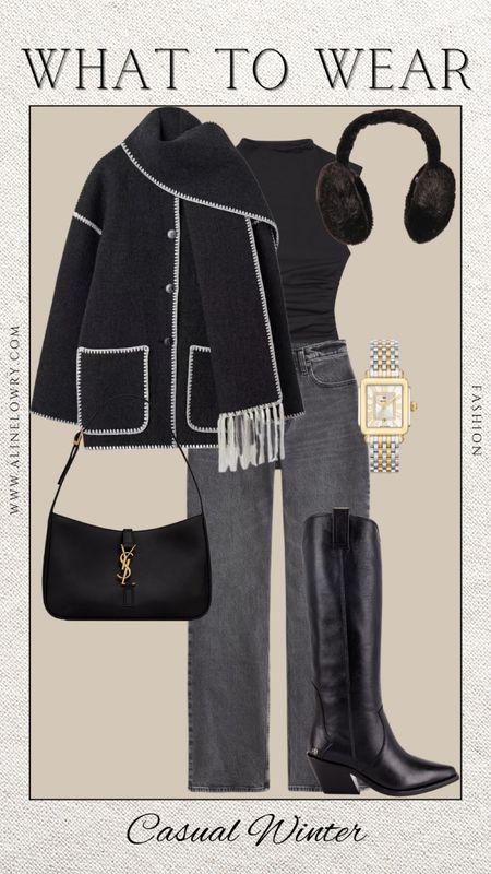 What to wear for a Casual Winter Outfit idea. This Amazon coat is so beautiful and warm. Love the A&F pants. The high boots are gorgeous and super comfortable. 

#LTKshoecrush #LTKSeasonal #LTKstyletip