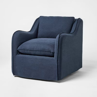 Slipcover Chair Blue - Threshold™ designed with Studio McGee | Target