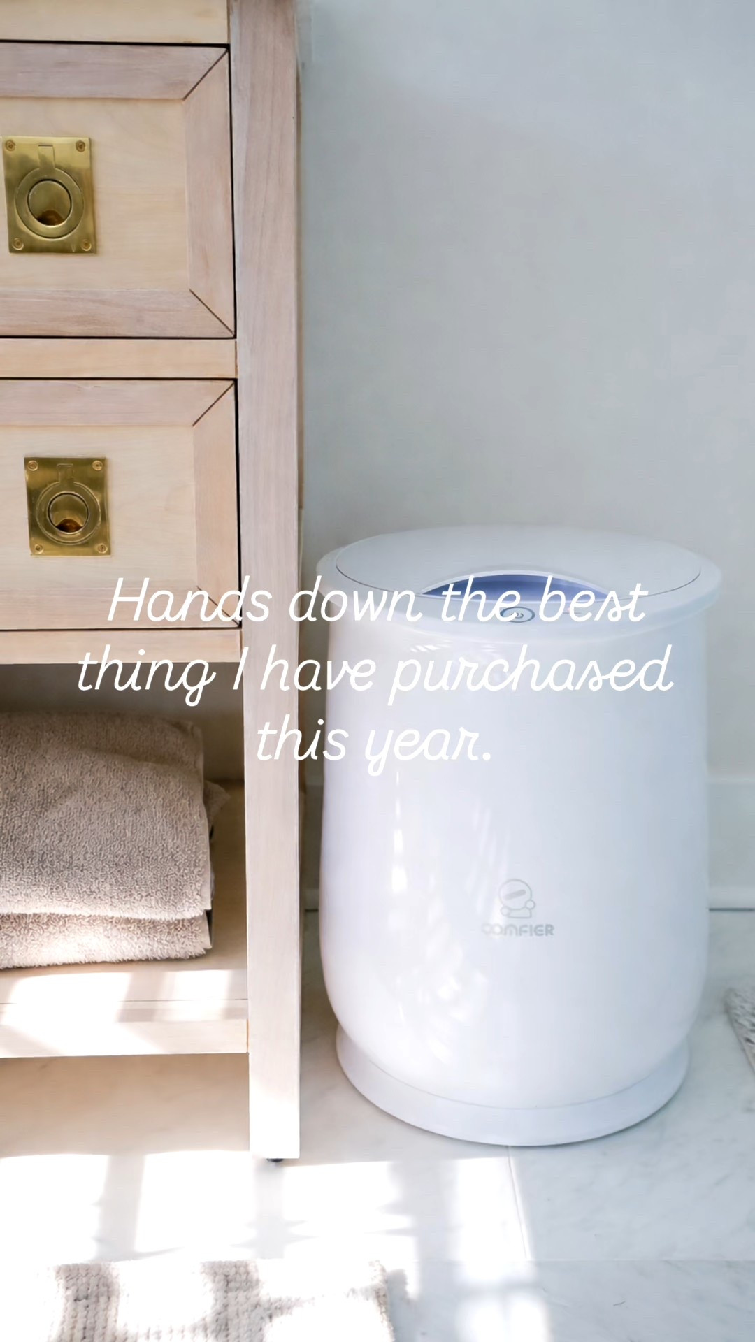 This towel warmer (great for your bath robe & pajamas too) is the best thing I've purchased this year. It feels like a warm hug and elevates your everyday. 
#amazonfinds
#towelwarmer

#LTKBeauty #LTKselfcare #LTKSeasonal