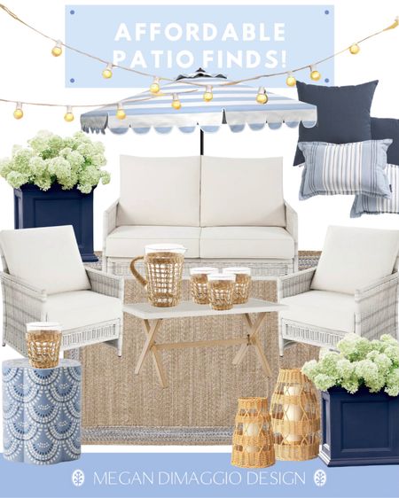 And this Serena & Lily Pacifica inspired affordable lounge patio set is currently on rollback!! It’s such an amazing look for less option that’s almost $300 off!! P.s. this scallop stool is one of my favorites and is available for preorder again online!! 😍🙌🏻🏃🏼‍♀️

#LTKsalealert #LTKSeasonal #LTKhome