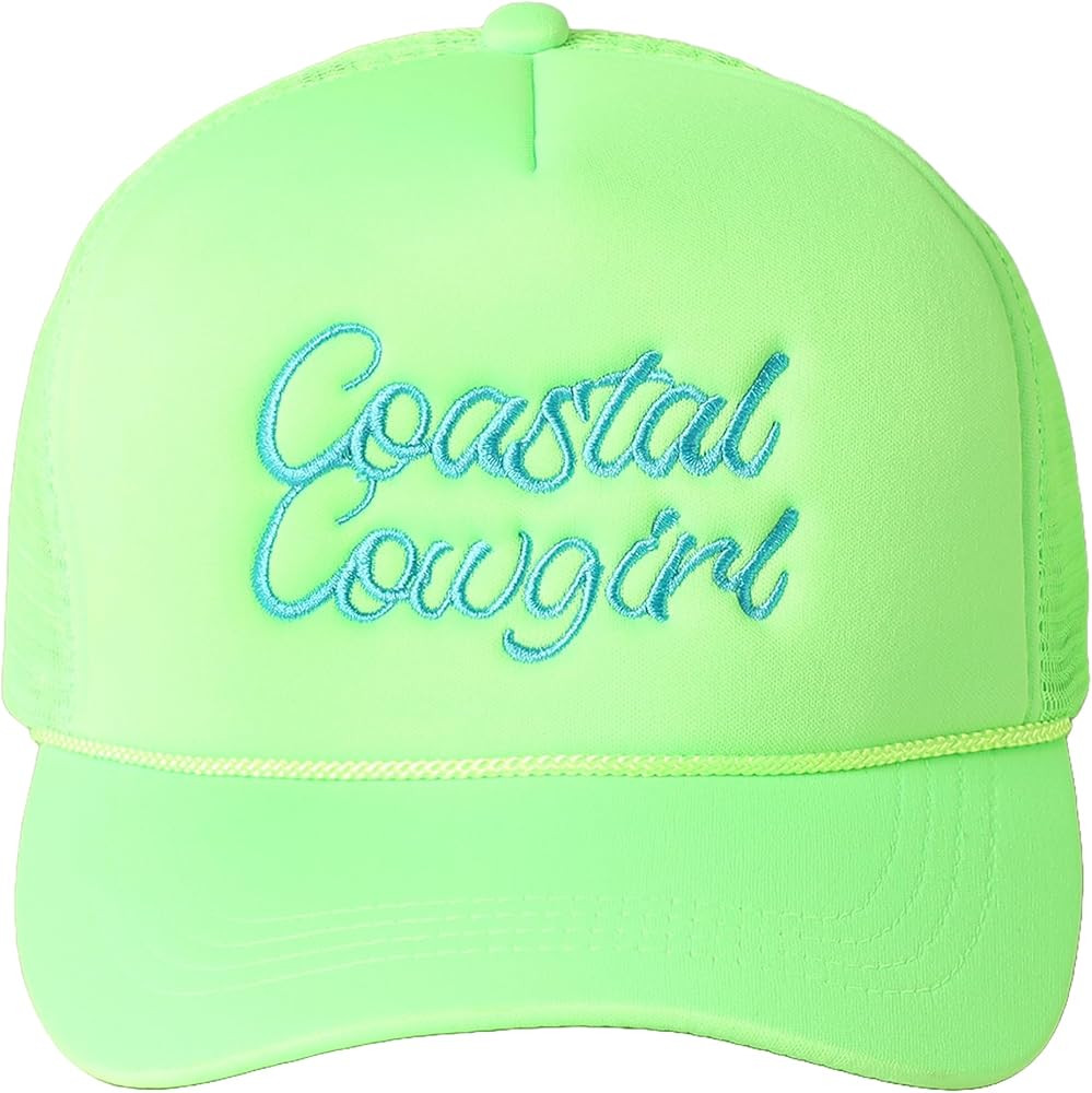 MIRMARU Retro Foam Mesh Trucker hat Trendy Design Summer Baseball Cap for Womens | Amazon (US)