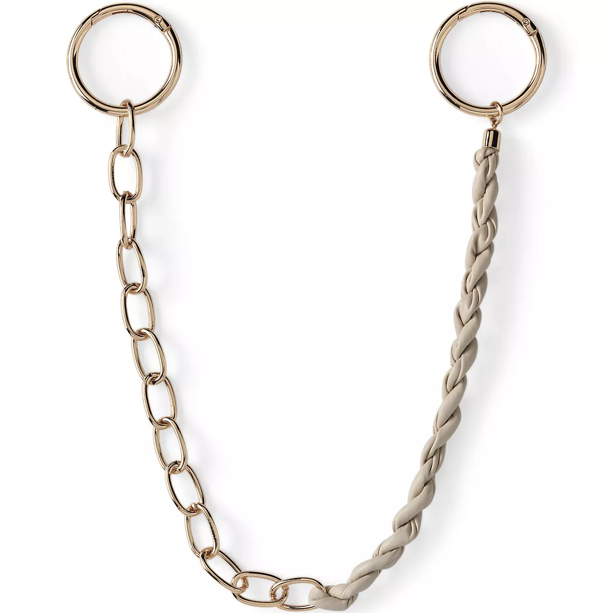 Faux Leather Link Mix Bag Chain | Lands' End (US)