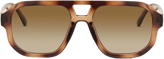 livho Trendy Polarized Square Aviator Sunglasses Women Men Square Eyewear Frame, Retro Sun Glasse... | Amazon (US)