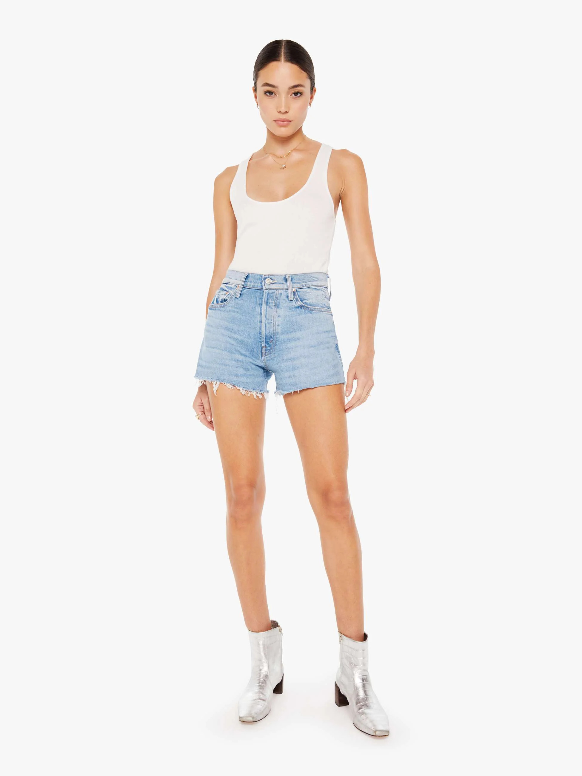 The Tomcat Kick Fray Short | Mother Denim